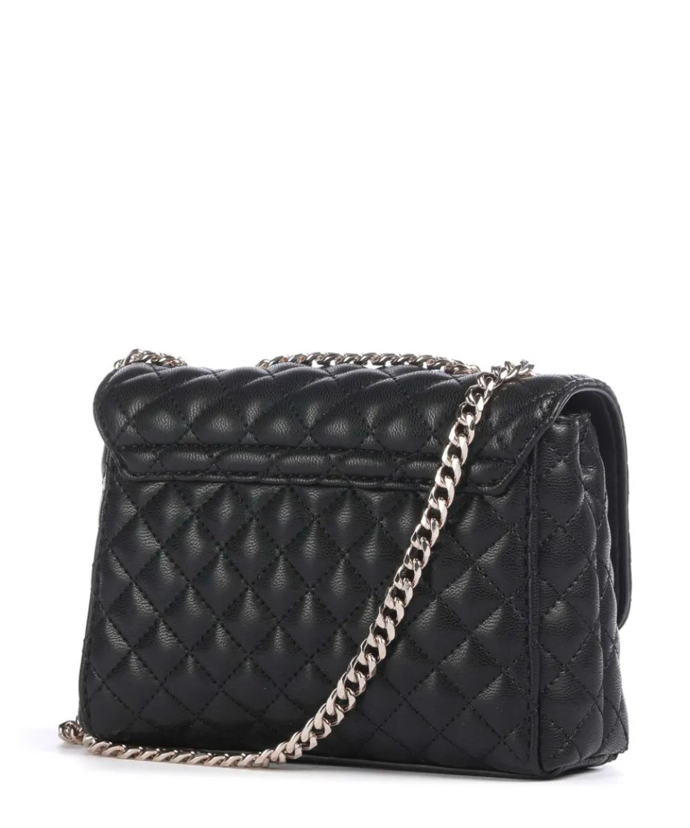 Everlee Schultertasche Lederimitat schwarz