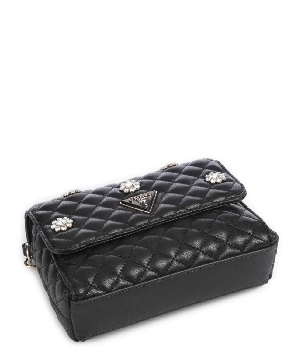 Everlee Schultertasche Lederimitat schwarz