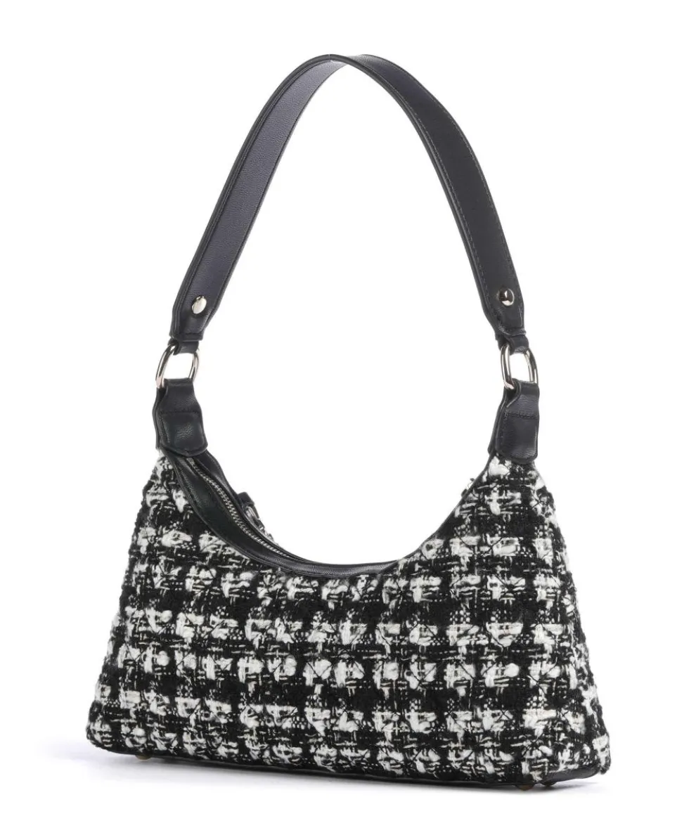 Everlee Schultertasche Polyester schwarz/weiß