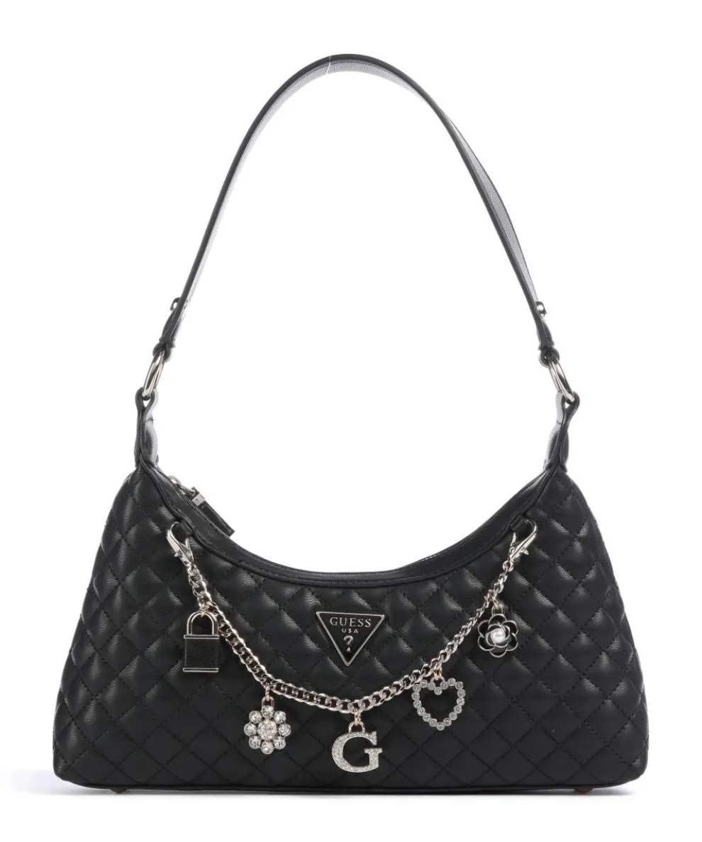 Everlee Schultertasche Lederimitat schwarz