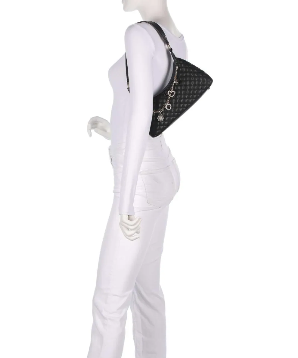 Everlee Schultertasche Lederimitat schwarz