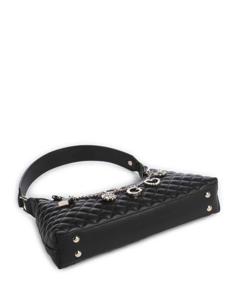 Everlee Schultertasche Lederimitat schwarz