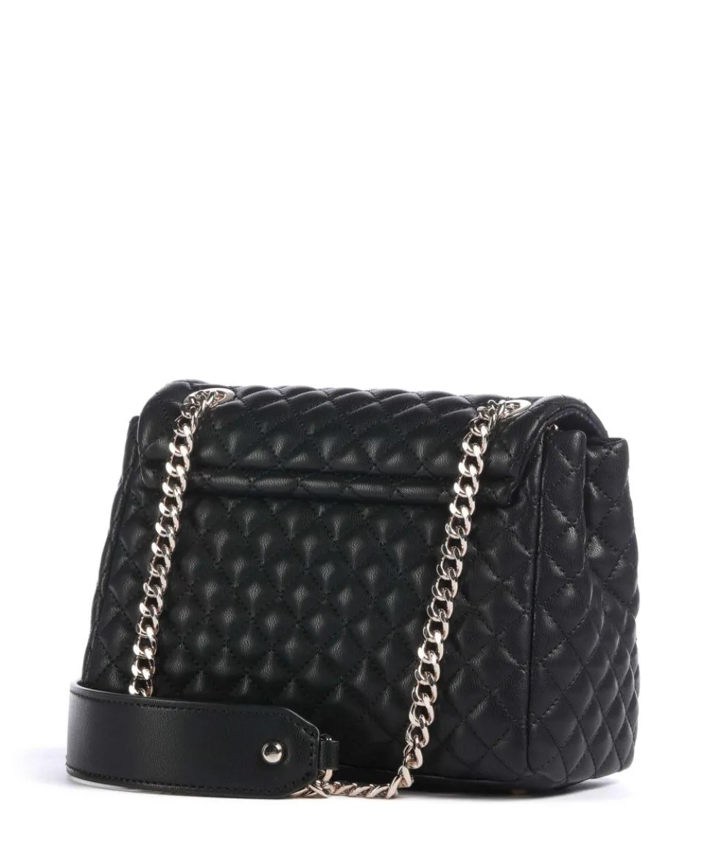 Everlee Schultertasche Lederimitat schwarz