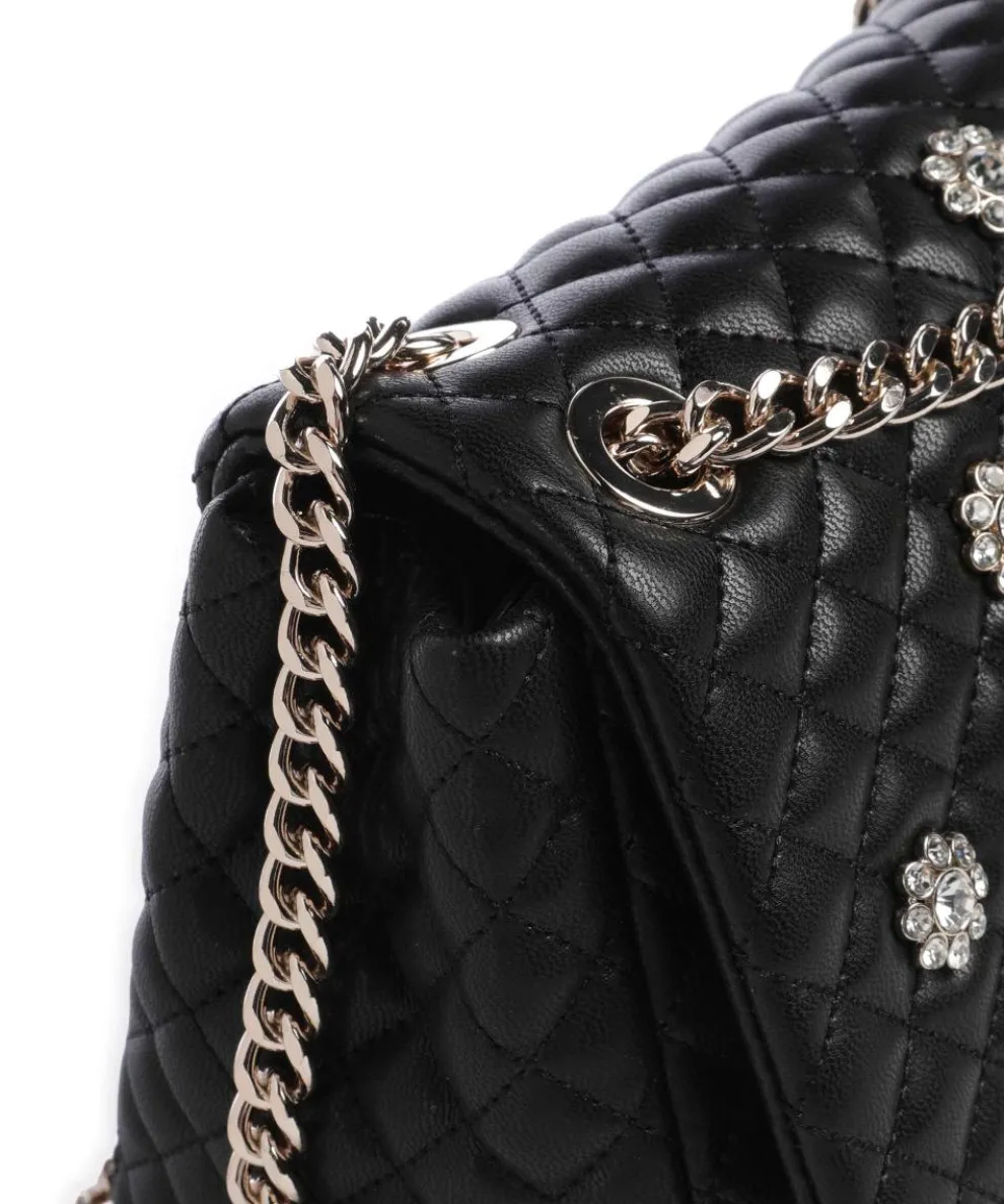 Everlee Schultertasche Lederimitat schwarz