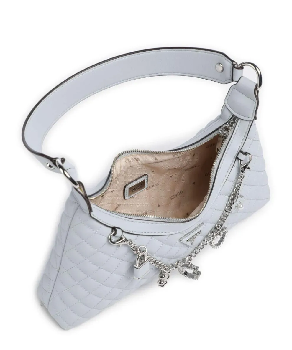 Everlee Schultertasche Lederimitat hellblau