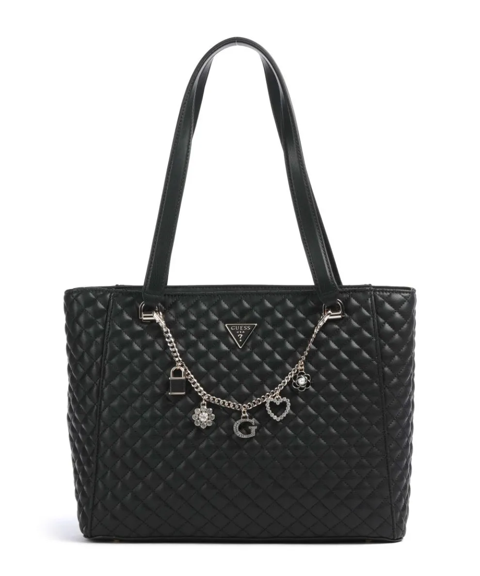 Everlee Shopper Lederimitat schwarz