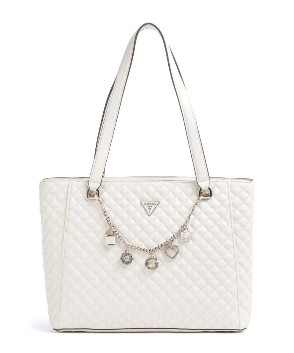 Everlee Shopper Lederimitat creme