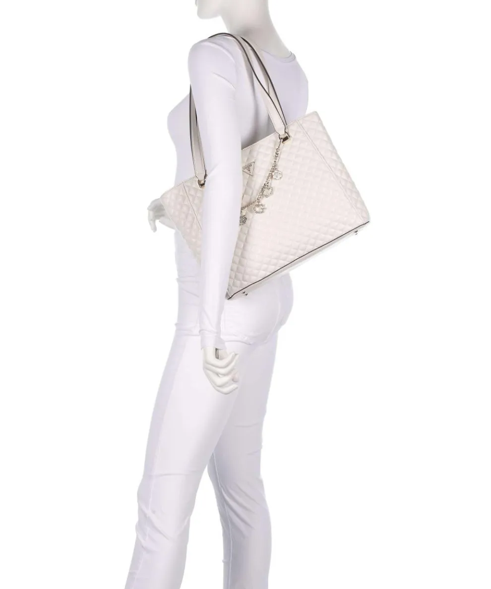 Everlee Shopper Lederimitat creme
