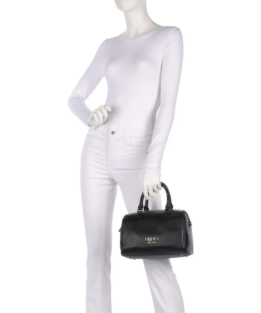 Evrim S Handtasche Lederimitat schwarz