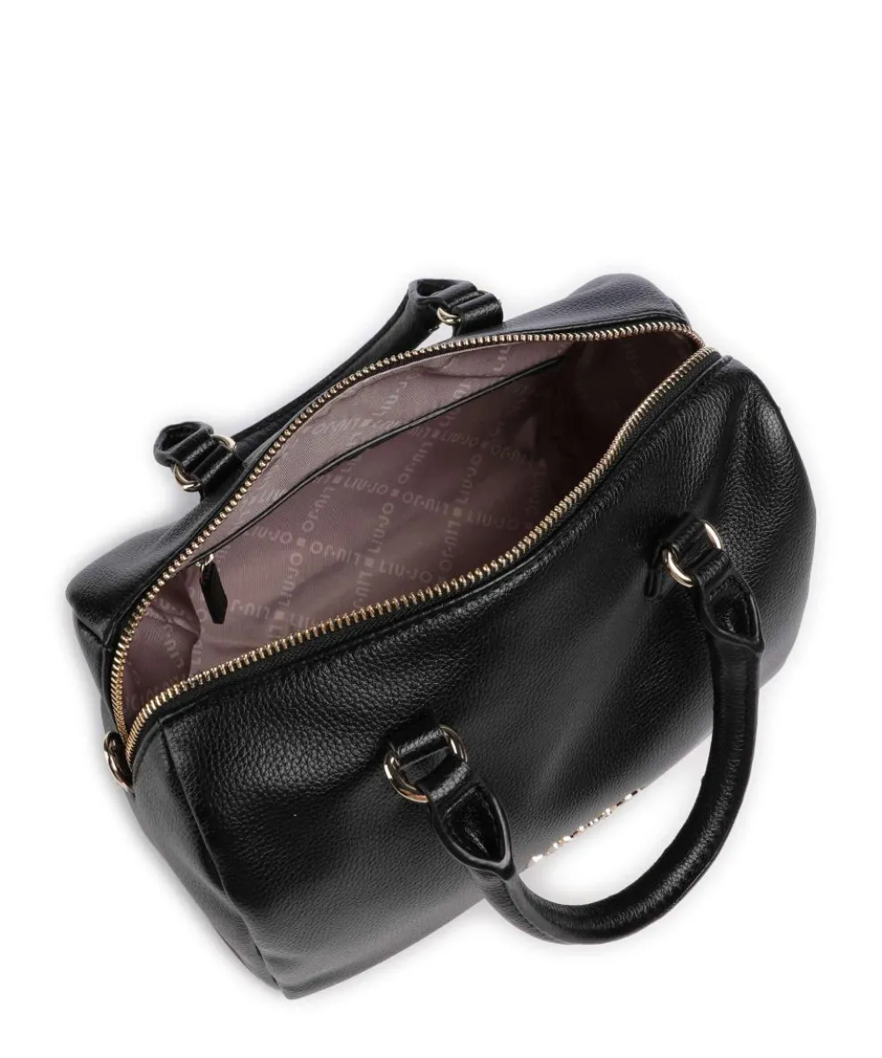 Evrim S Handtasche Lederimitat schwarz
