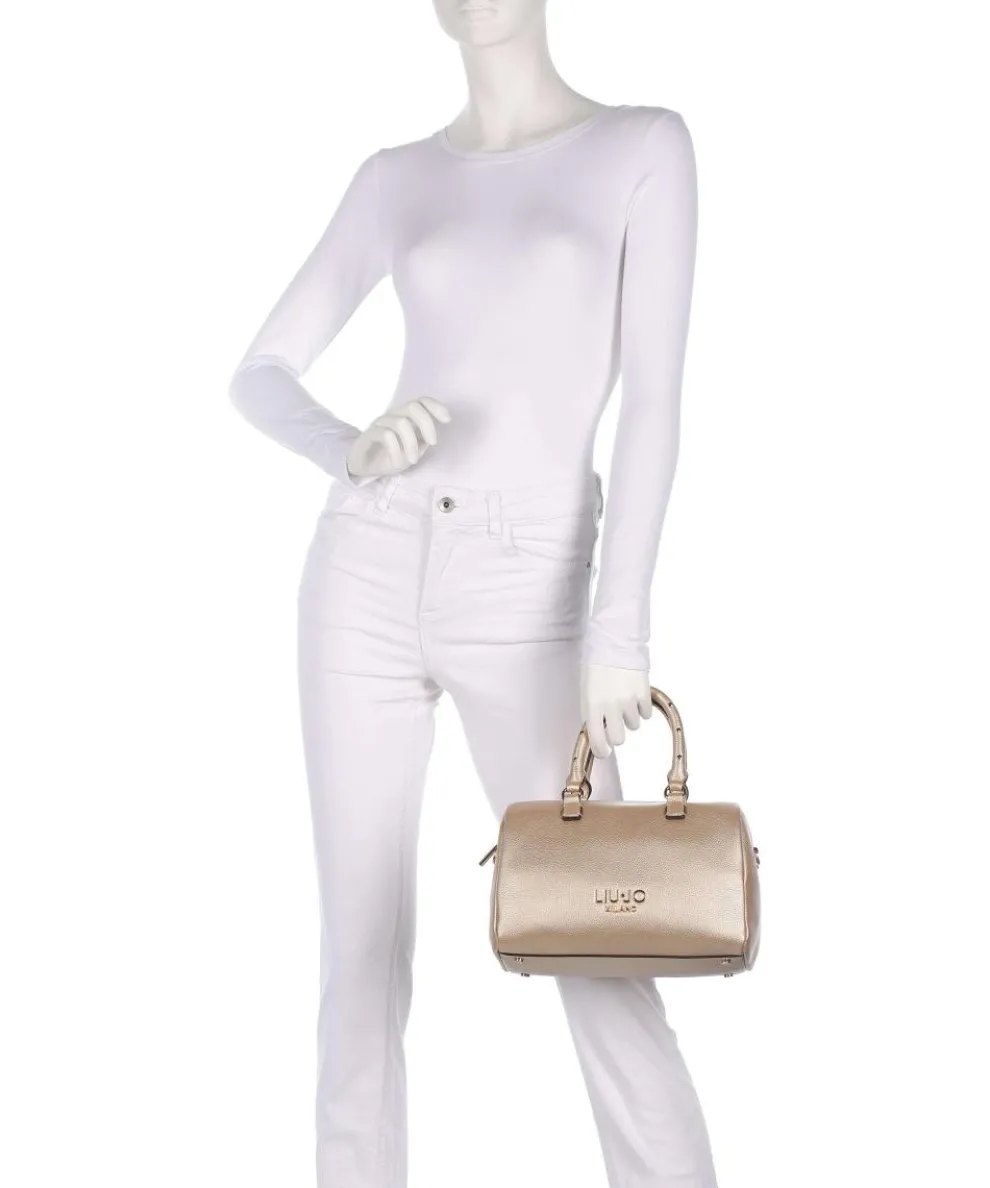 Evrim S Handtasche Lederimitat gold