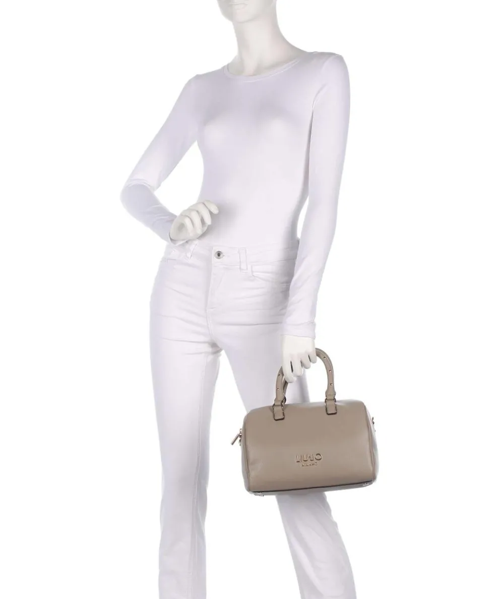 Evrim S Handtasche Lederimitat taupe