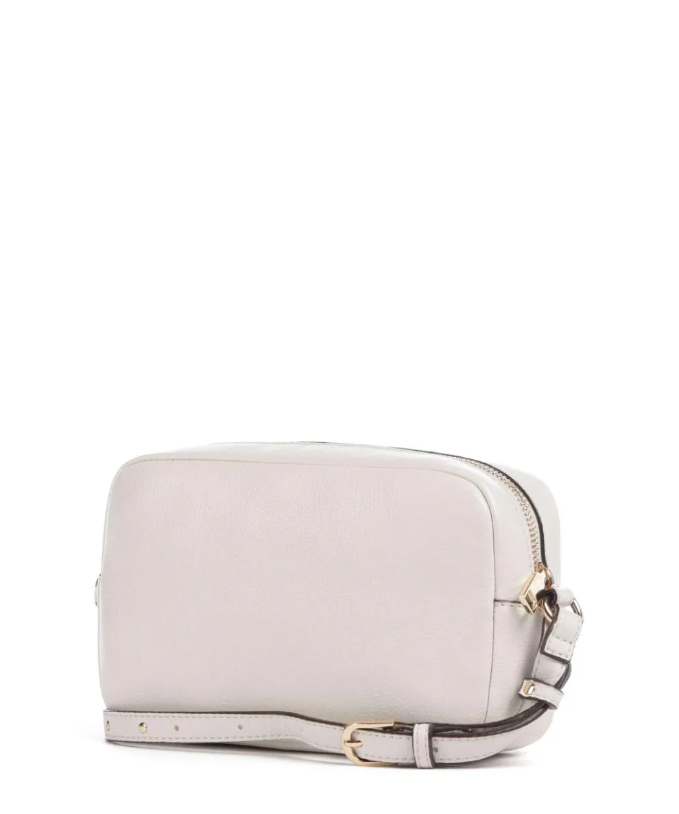 Evrim S Umhängetasche Lederimitat hellgrau