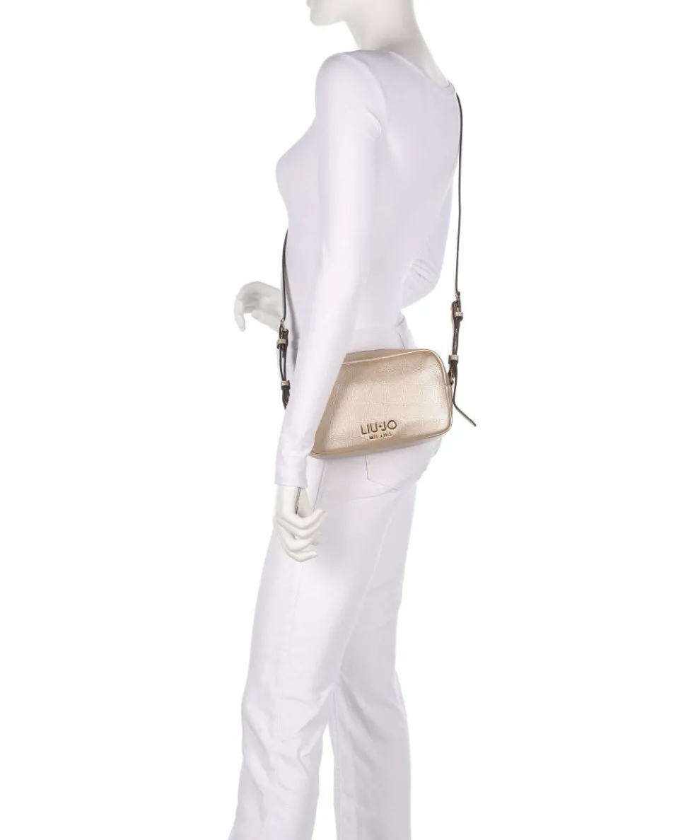 Evrim S Umhängetasche Lederimitat gold