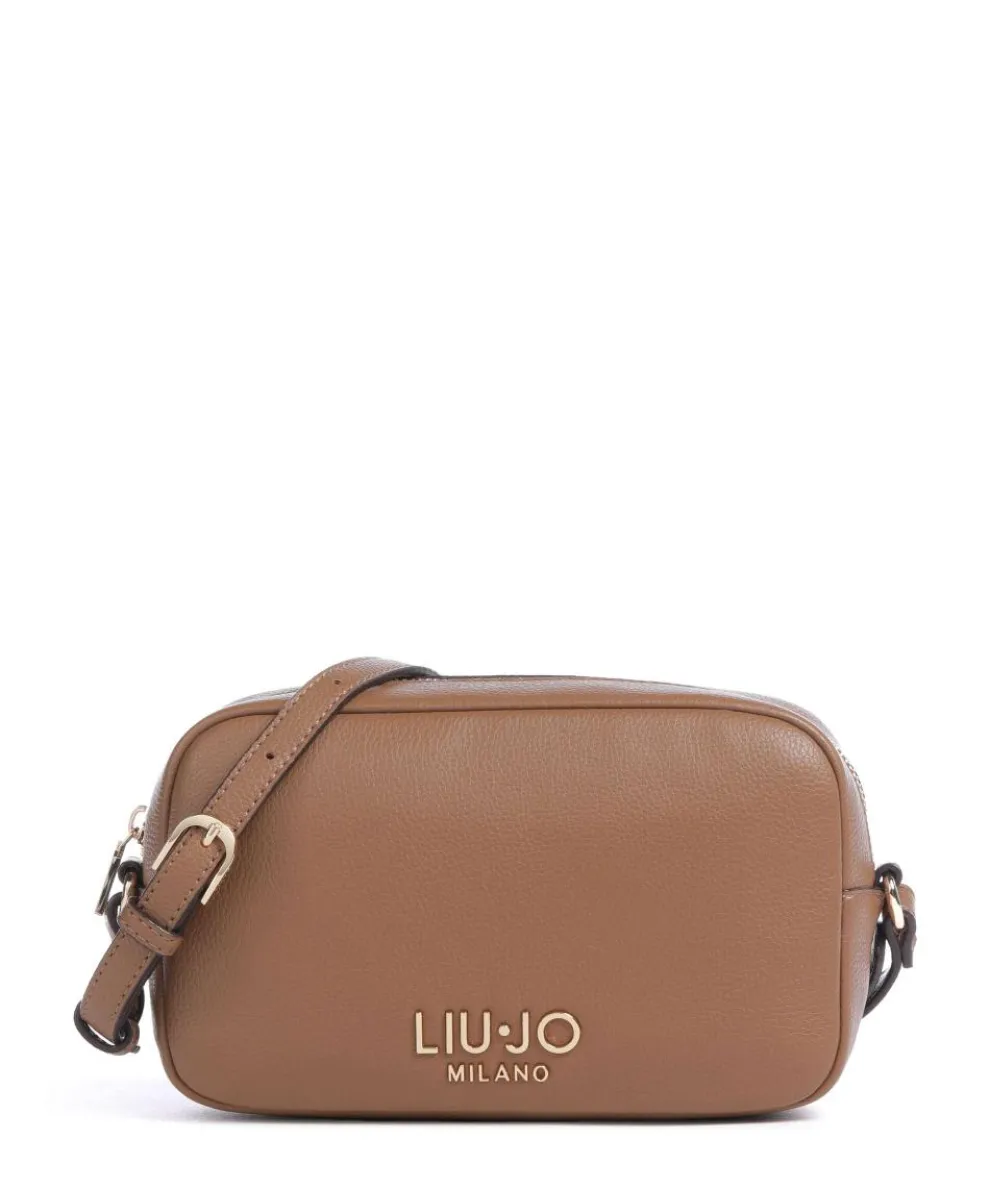 Evrim S Umhängetasche Lederimitat braun