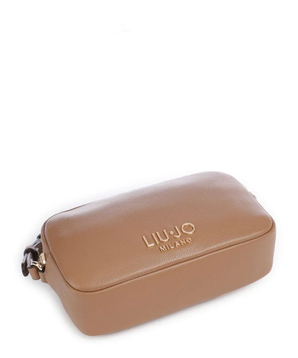 Evrim S Umhängetasche Lederimitat braun