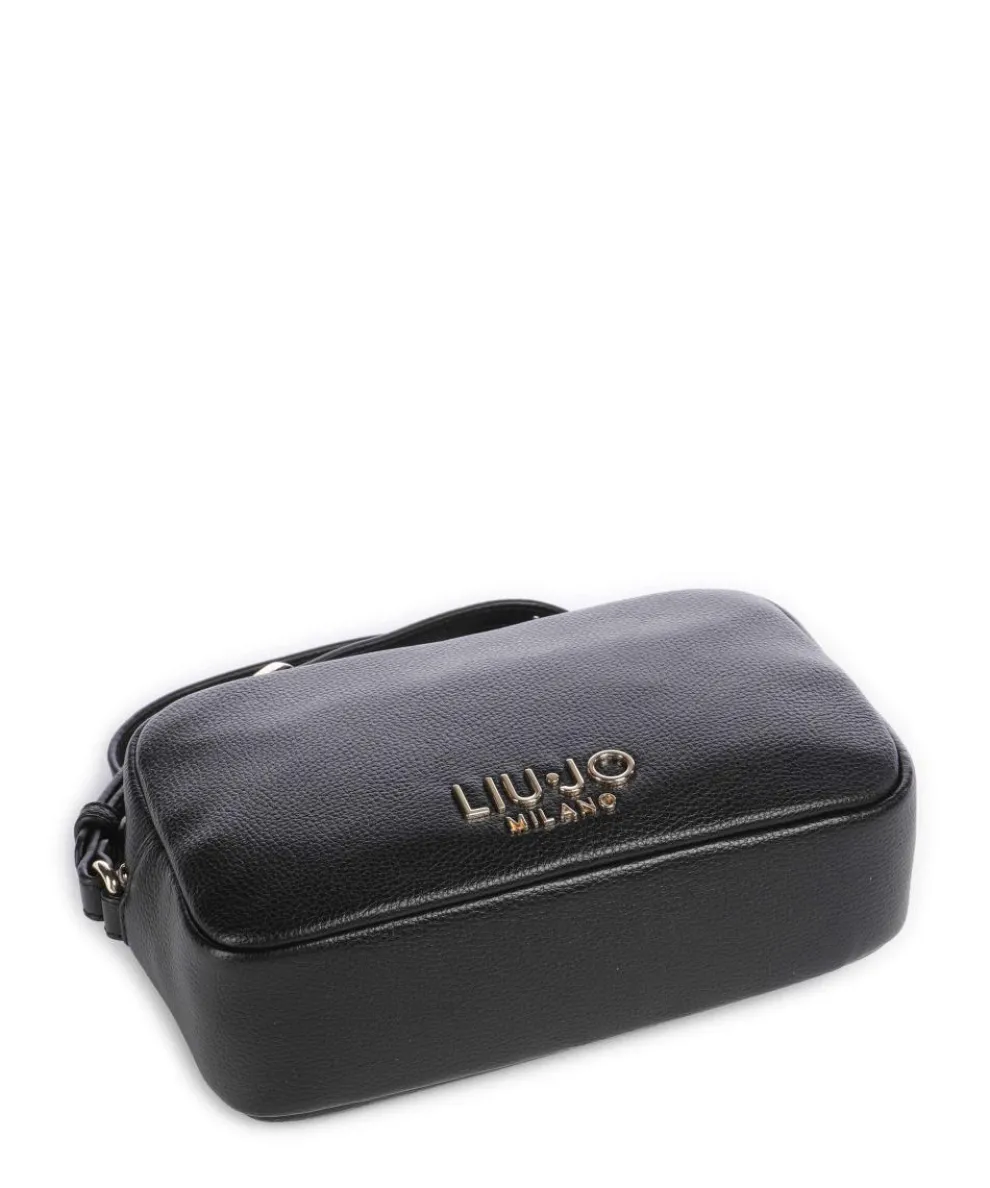 Evrim S Umhängetasche Lederimitat schwarz