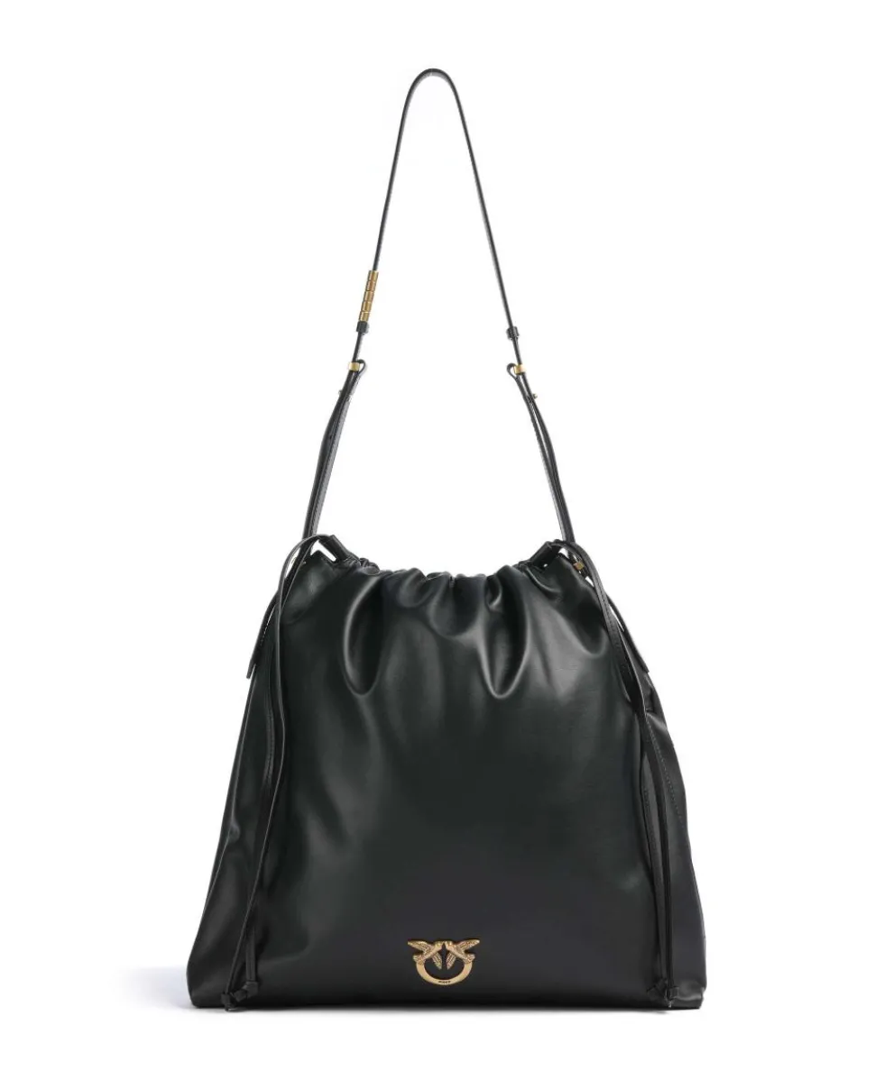Extra Slouchy Bucket bag fein genarbtes Rindsleder schwarz