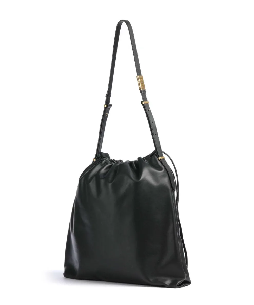 Extra Slouchy Bucket bag fein genarbtes Rindsleder schwarz