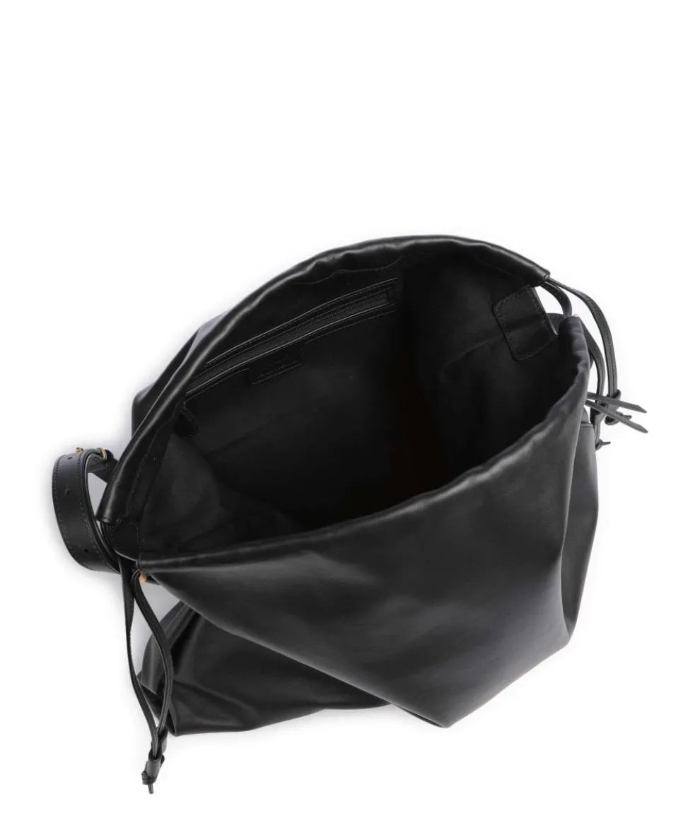 Extra Slouchy Bucket bag fein genarbtes Rindsleder schwarz