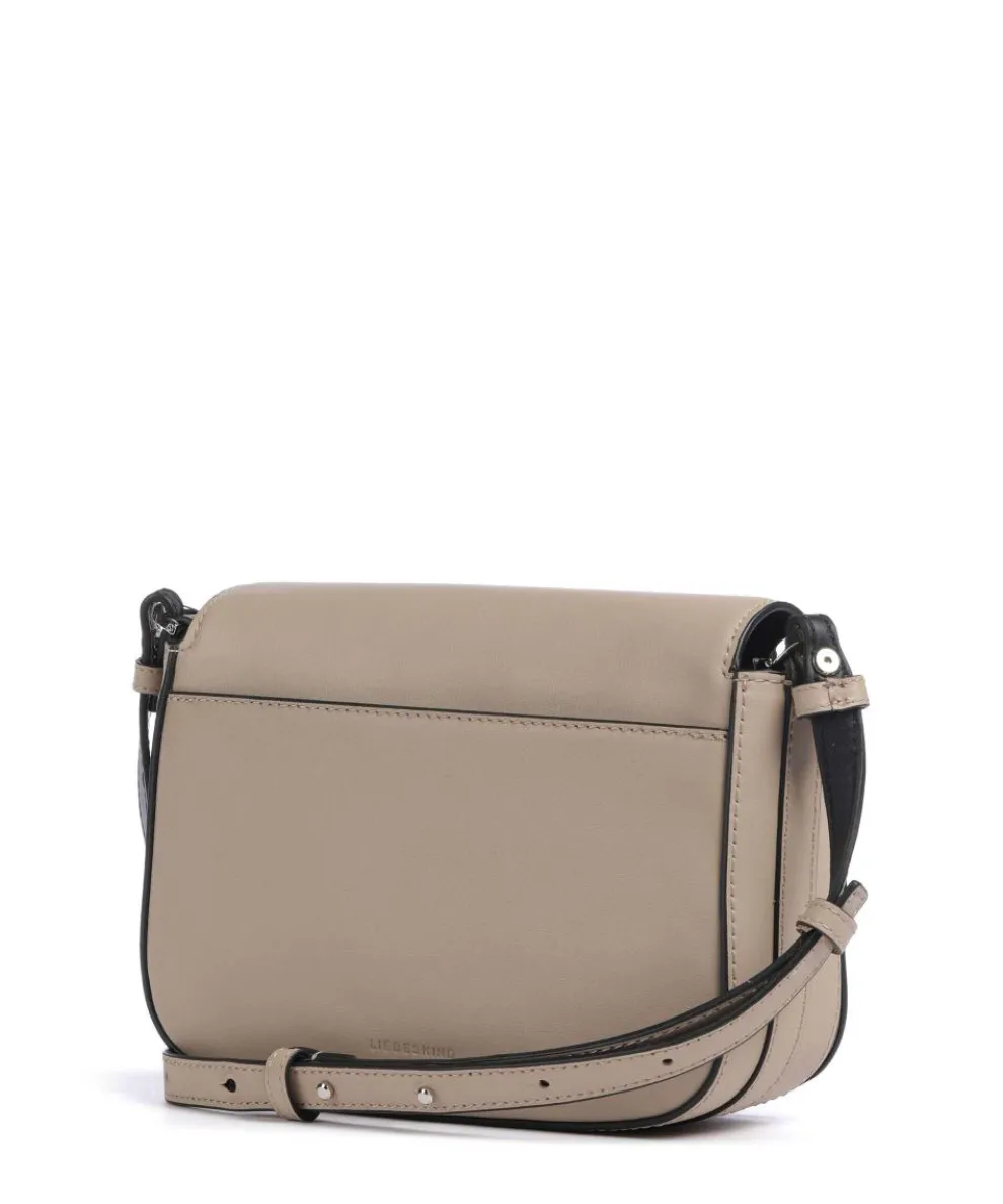 Ezra Calf Optic M Umhängetasche fein genarbtes Kalbsleder beige