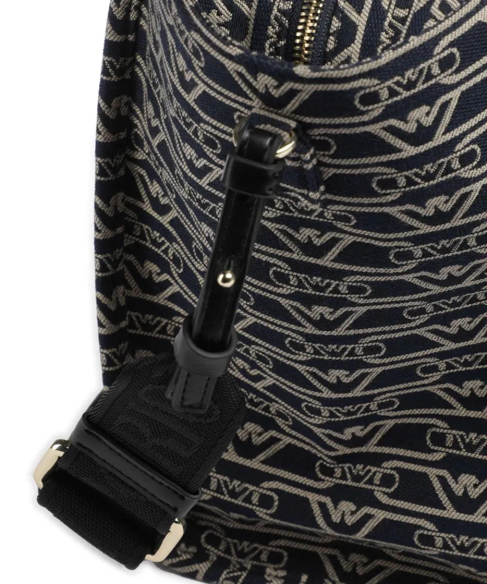 La Gio Shopper Canvas blau/beige