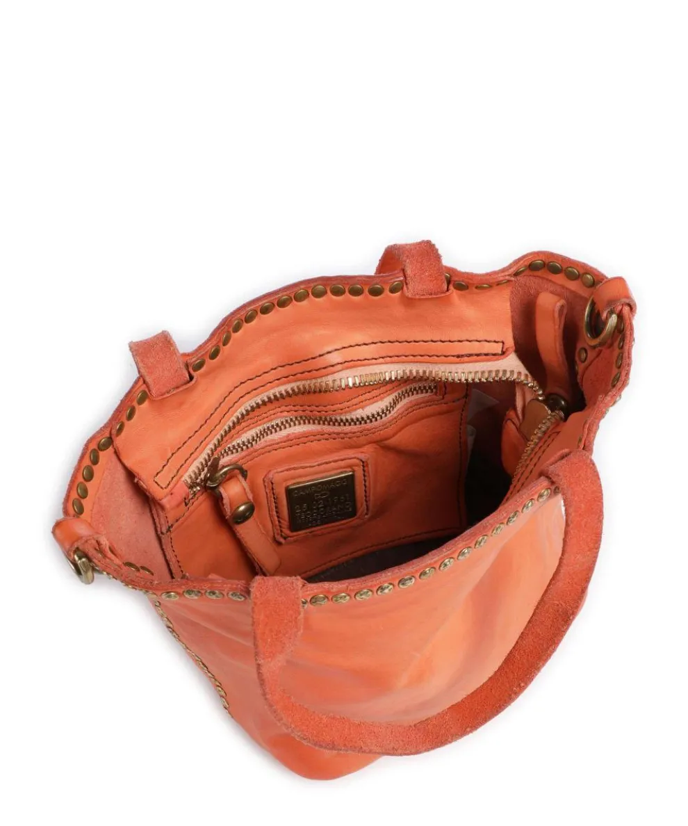 Handtasche Rindsleder orange