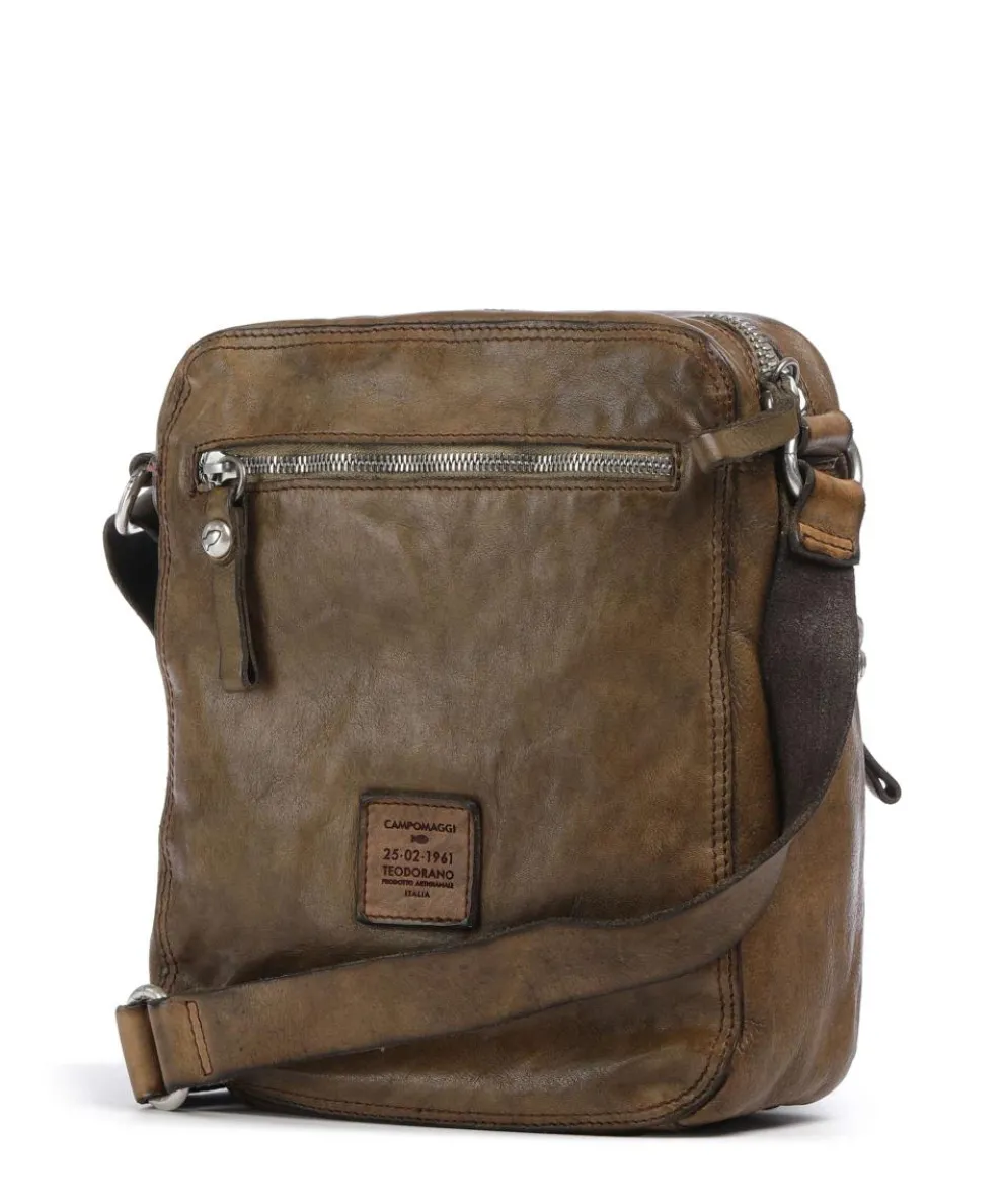 Umhängetasche Rindsleder taupe