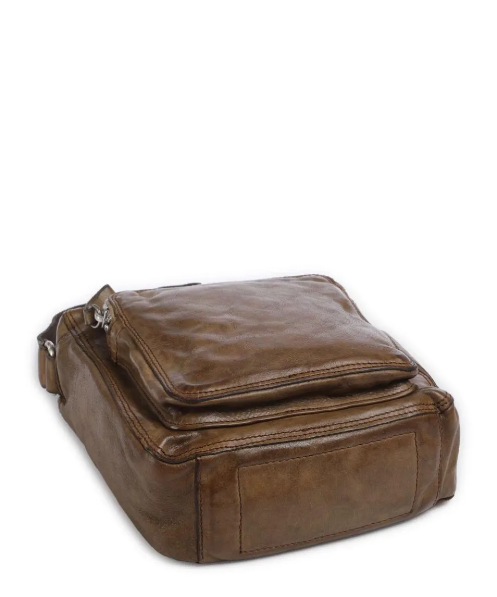 Umhängetasche Rindsleder taupe