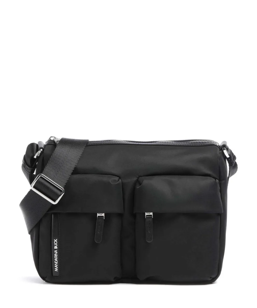 Hunter Schultertasche Nylon schwarz