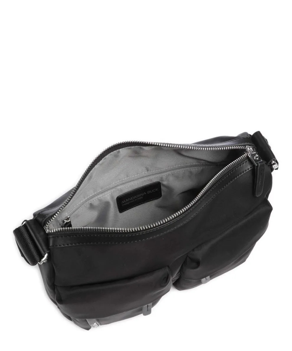 Hunter Schultertasche Nylon schwarz