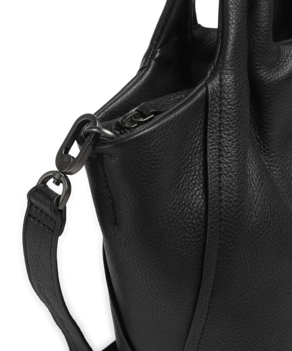 Philocalists Dearie Handtasche genarbtes Leder schwarz