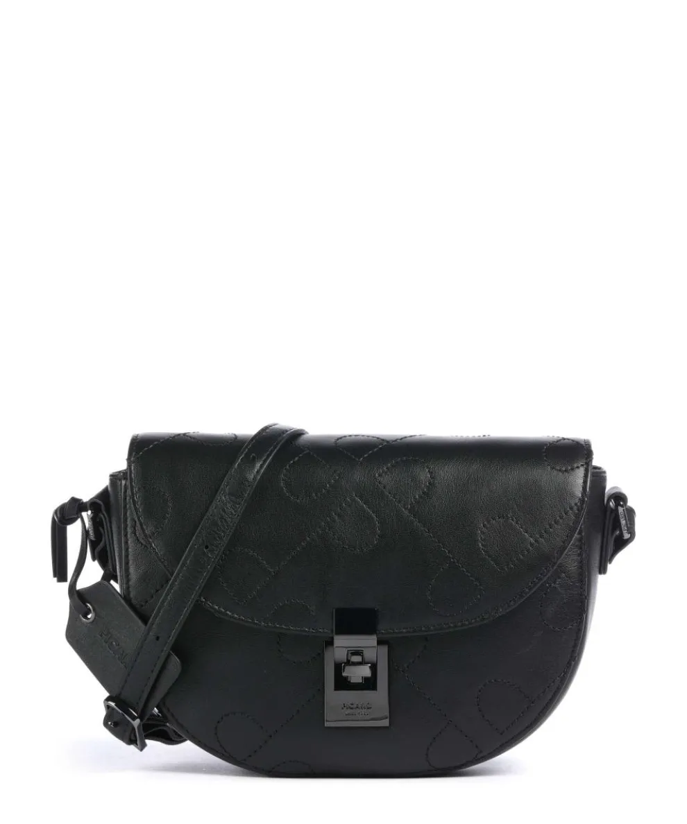Liberty Umhängetasche fein genarbtes Rindsleder schwarz