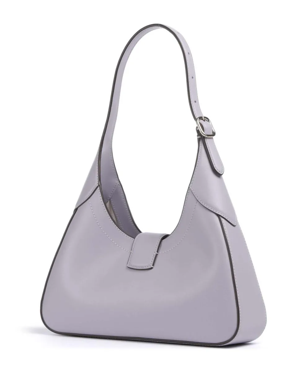 Nouveau Schultertasche fein genarbtes Rindsleder lavendel