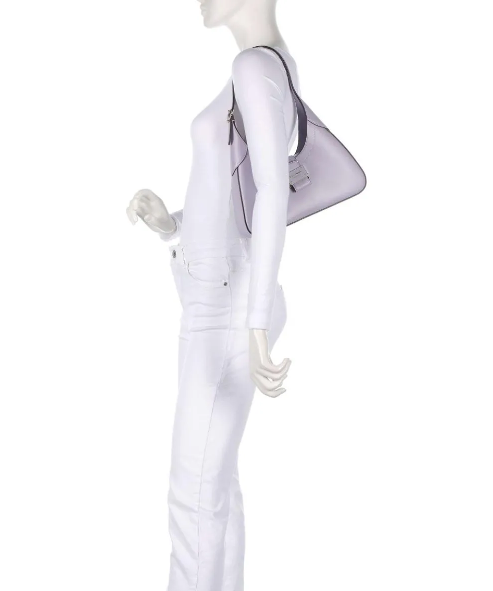 Nouveau Schultertasche fein genarbtes Rindsleder lavendel