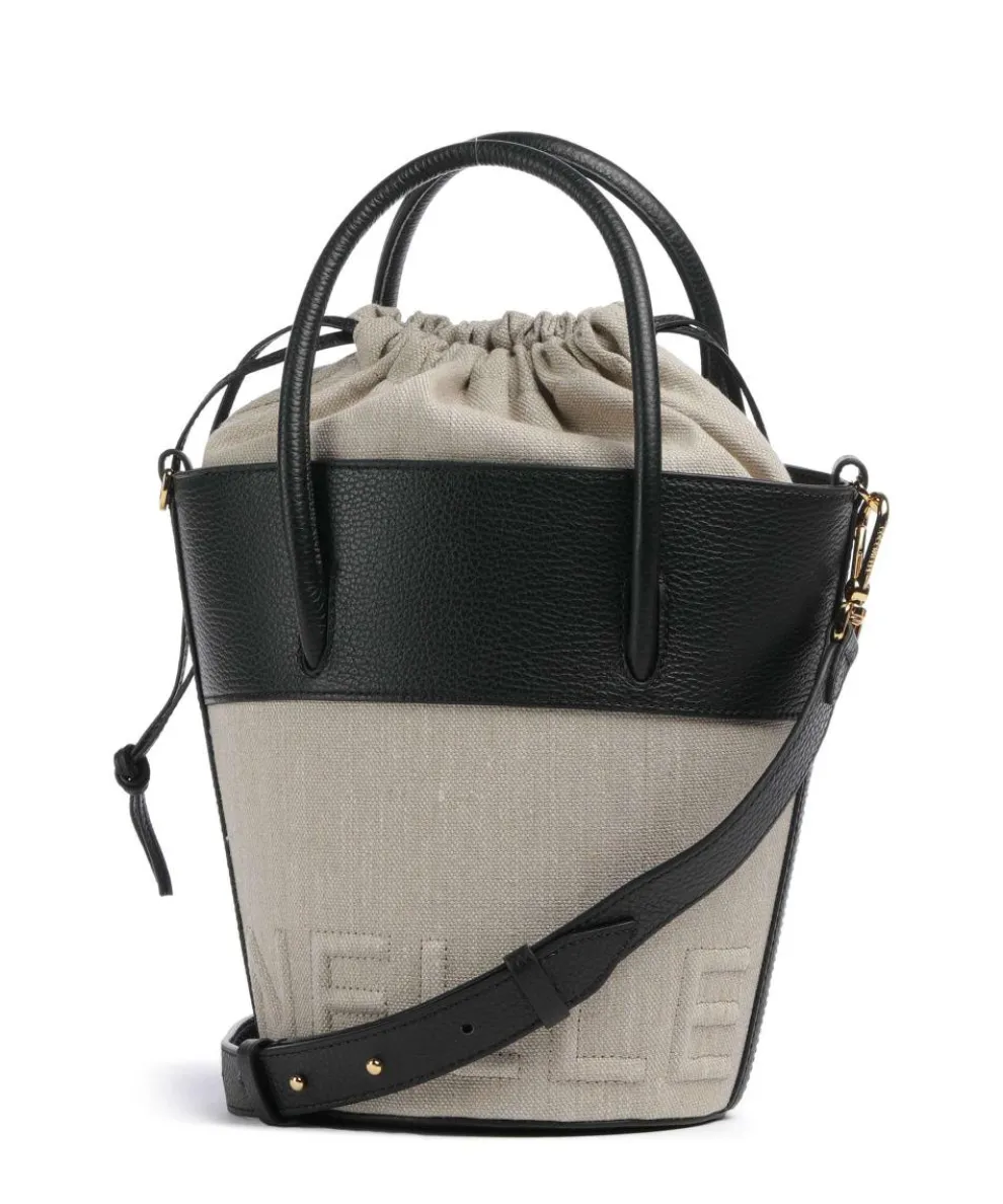 Myrtha Canvas Bucket bag Canvas natur/schwarz