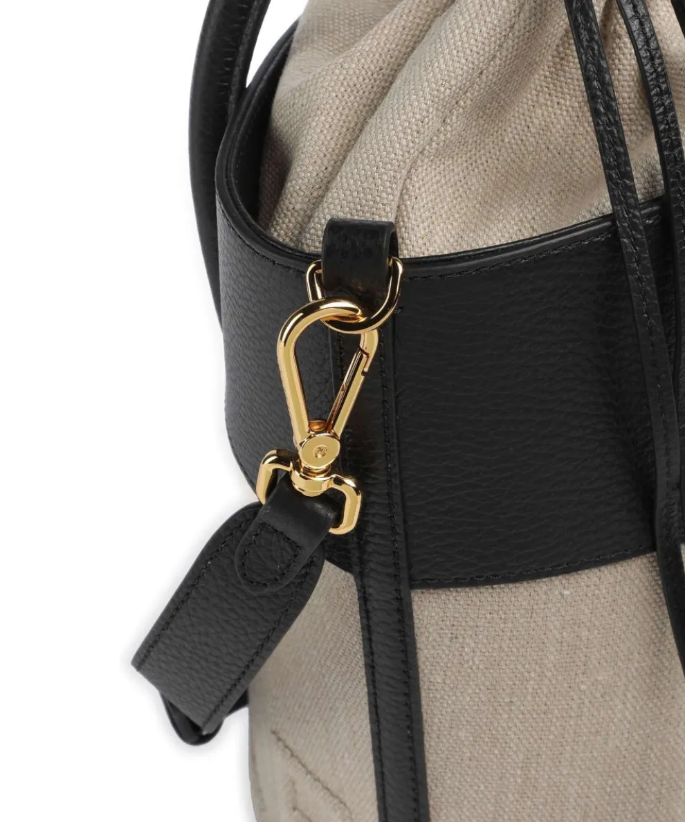 Myrtha Canvas Bucket bag Canvas natur/schwarz