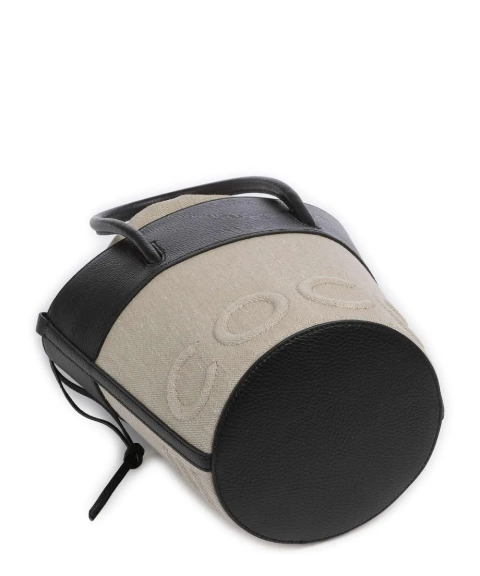 Myrtha Canvas Bucket bag Canvas natur/schwarz