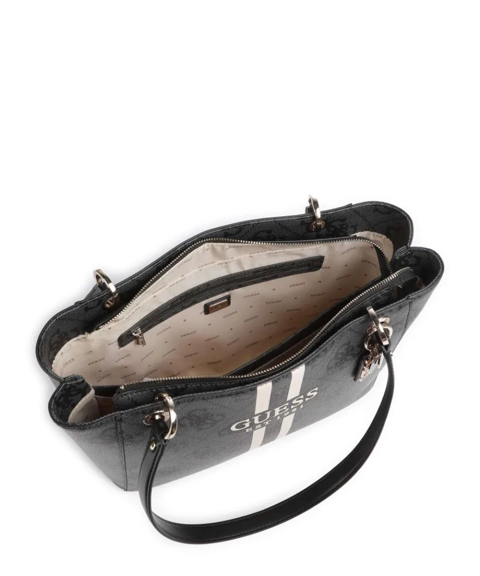 Noelle 4G Logo Shopper Lederimitat dunkelgrau