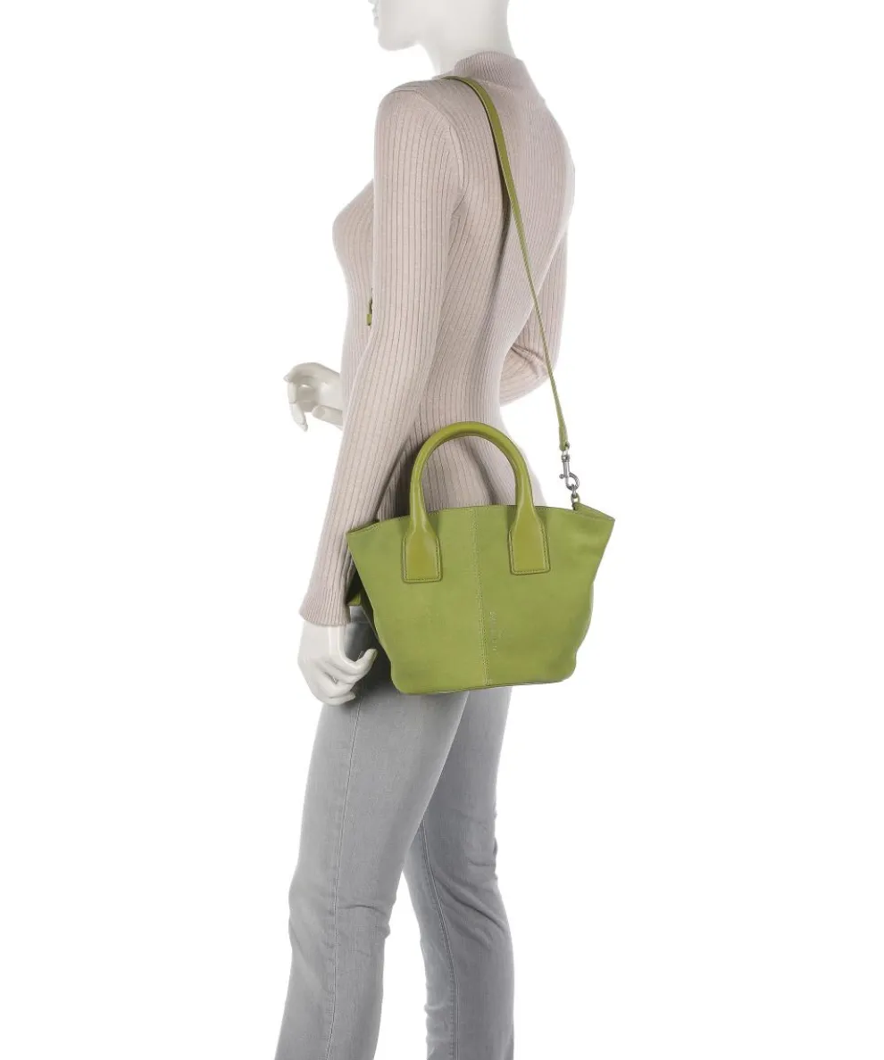 Mica Promo Suede S Handtasche aufgerautes Leder olivgrün