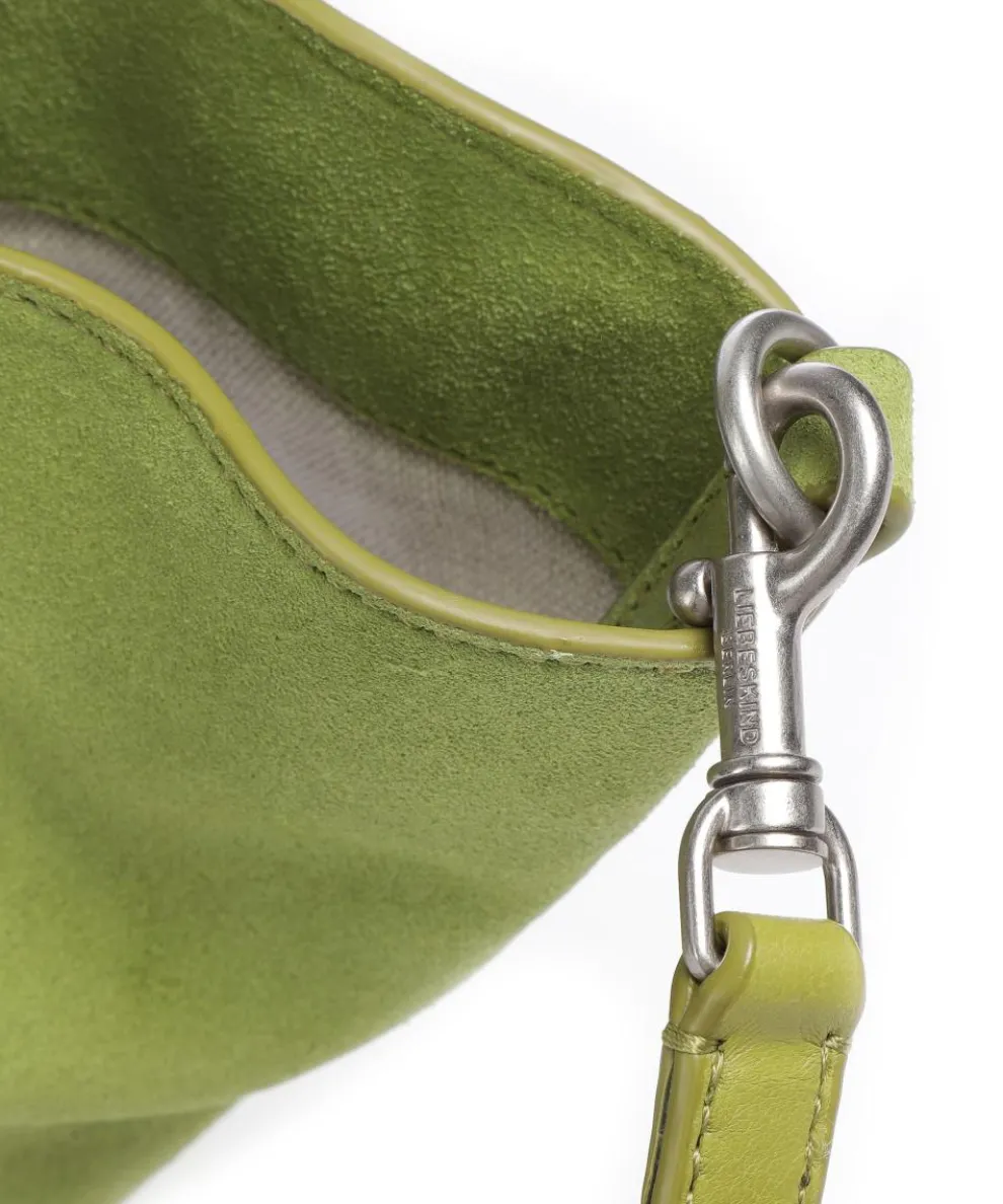 Mica Promo Suede S Handtasche aufgerautes Leder olivgrün