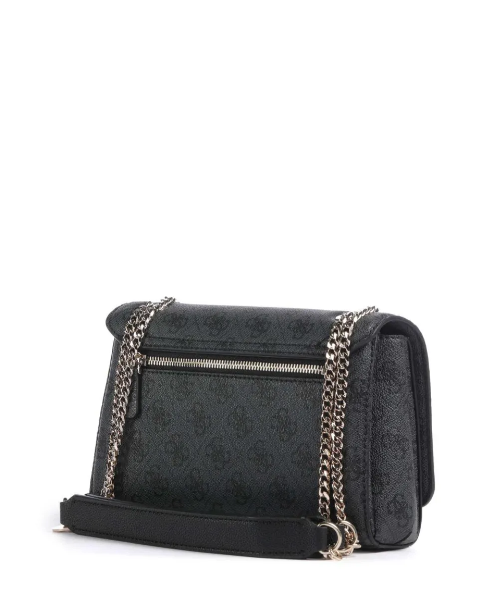 Noelle Schultertasche Lederimitat dunkelgrau