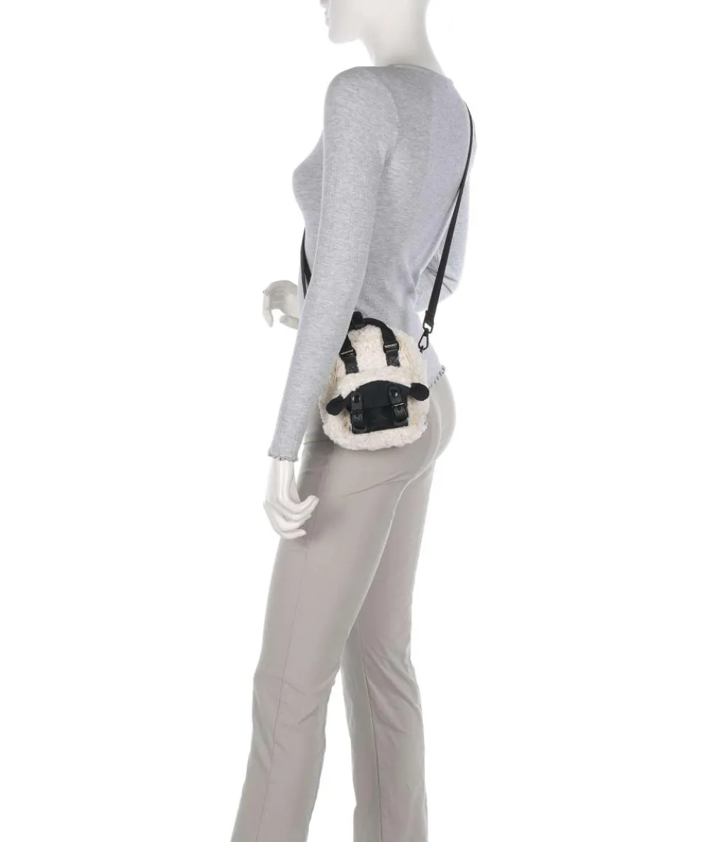 Fairies & Friends Macaroon Tiny Umhängetasche recyceltes Polyester, Nylon weiß/schwarz