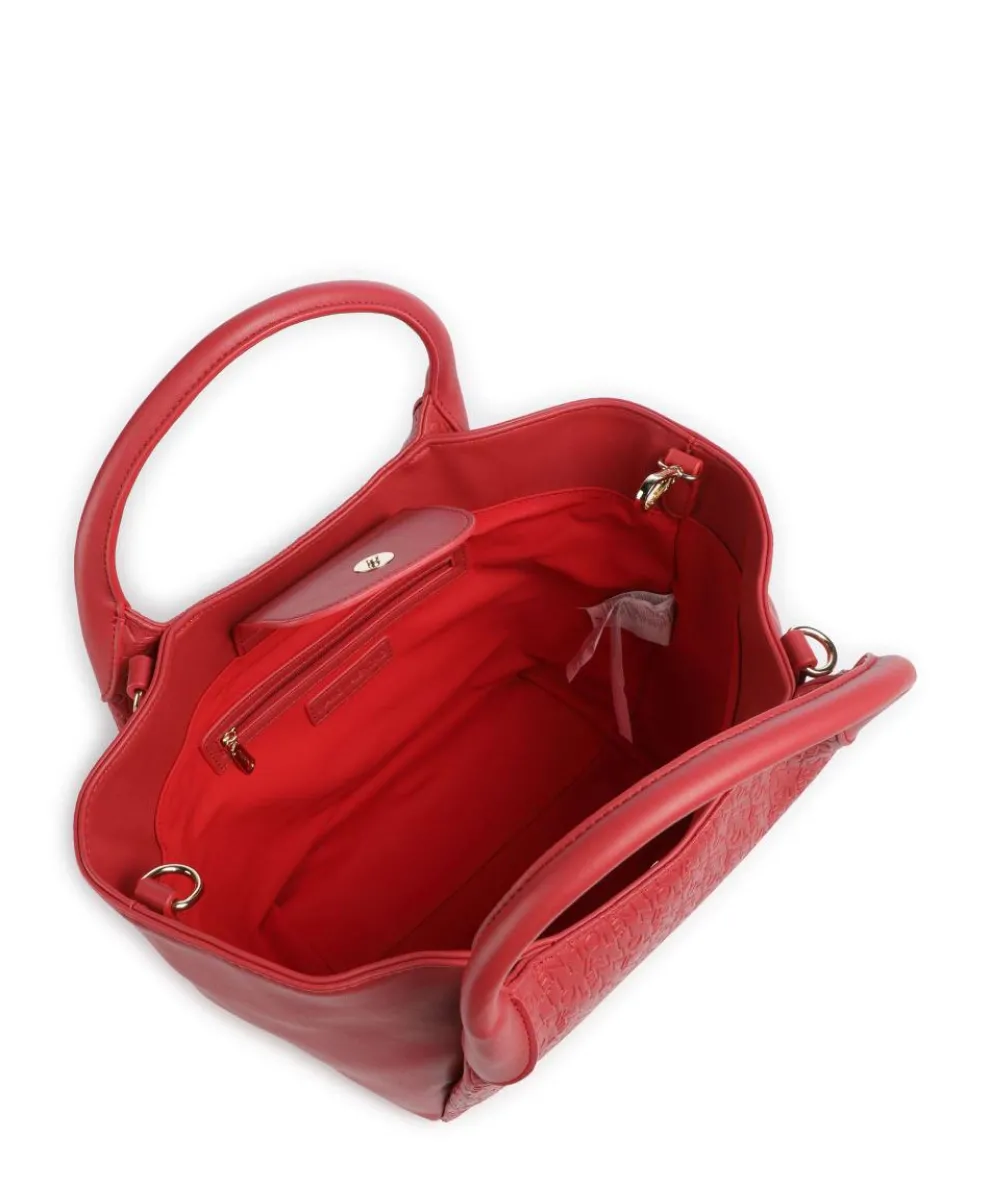 Falak Re Handtasche Lederimitat rot