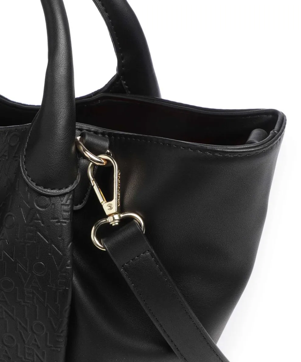 Falak Re Handtasche Lederimitat schwarz