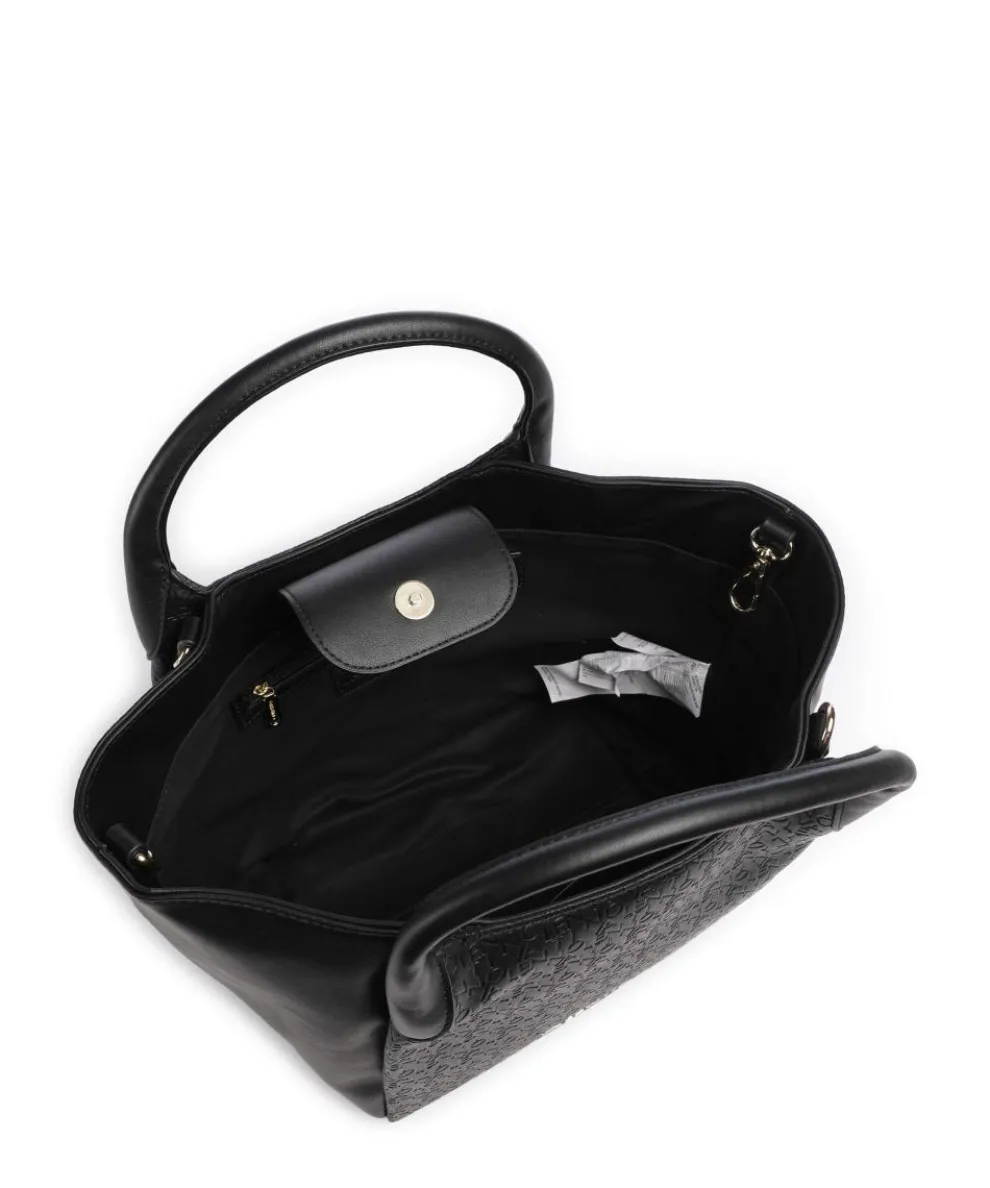 Falak Re Handtasche Lederimitat schwarz