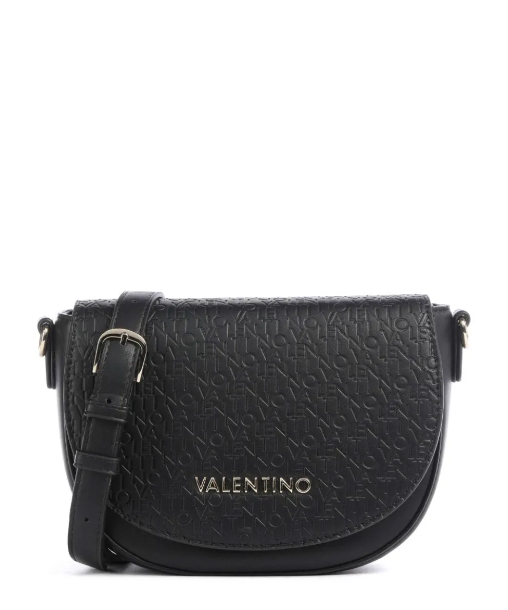 Falak Re Umhängetasche Lederimitat schwarz