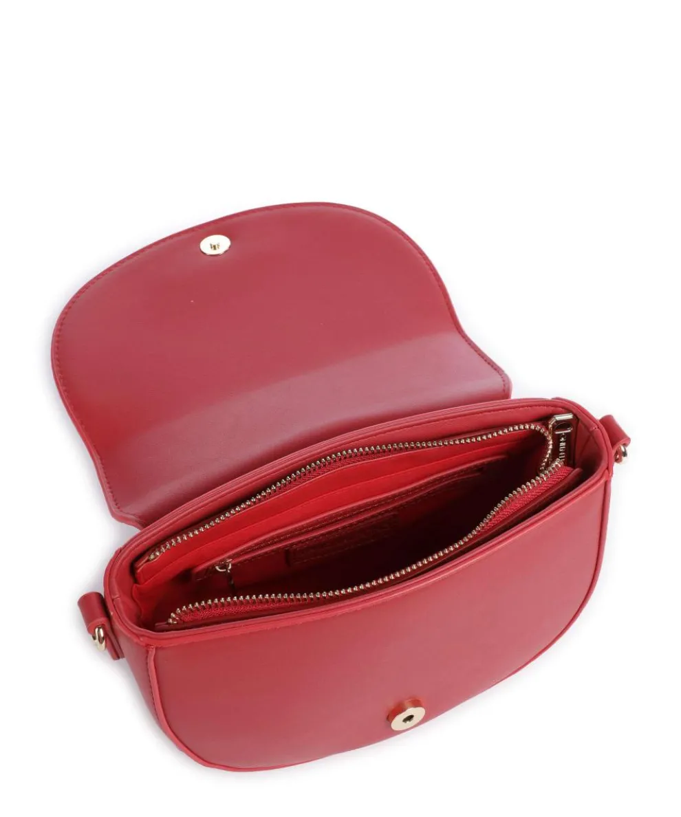Falak Re Umhängetasche Lederimitat rot