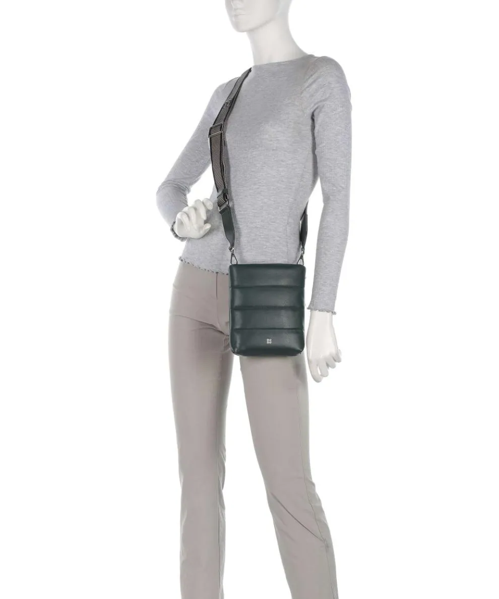 Falkland Umhängetasche fein genarbtes Leder dunkelgrün