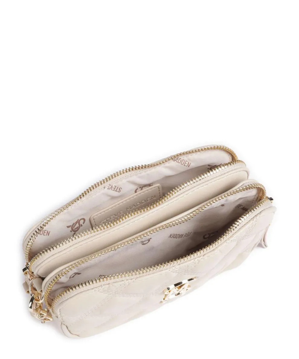 BMARVIS Umhängetasche Lederimitat beige